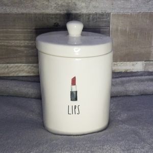 Mini Rae Dunn canister (vanity collection)